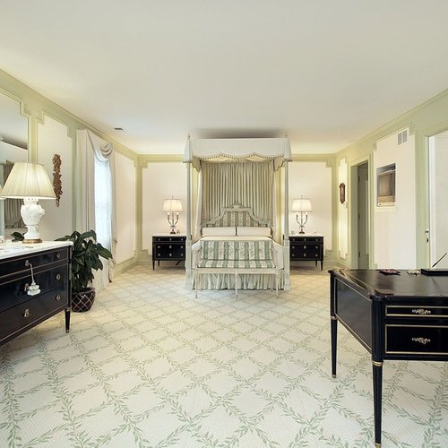 white carpet with rustic model